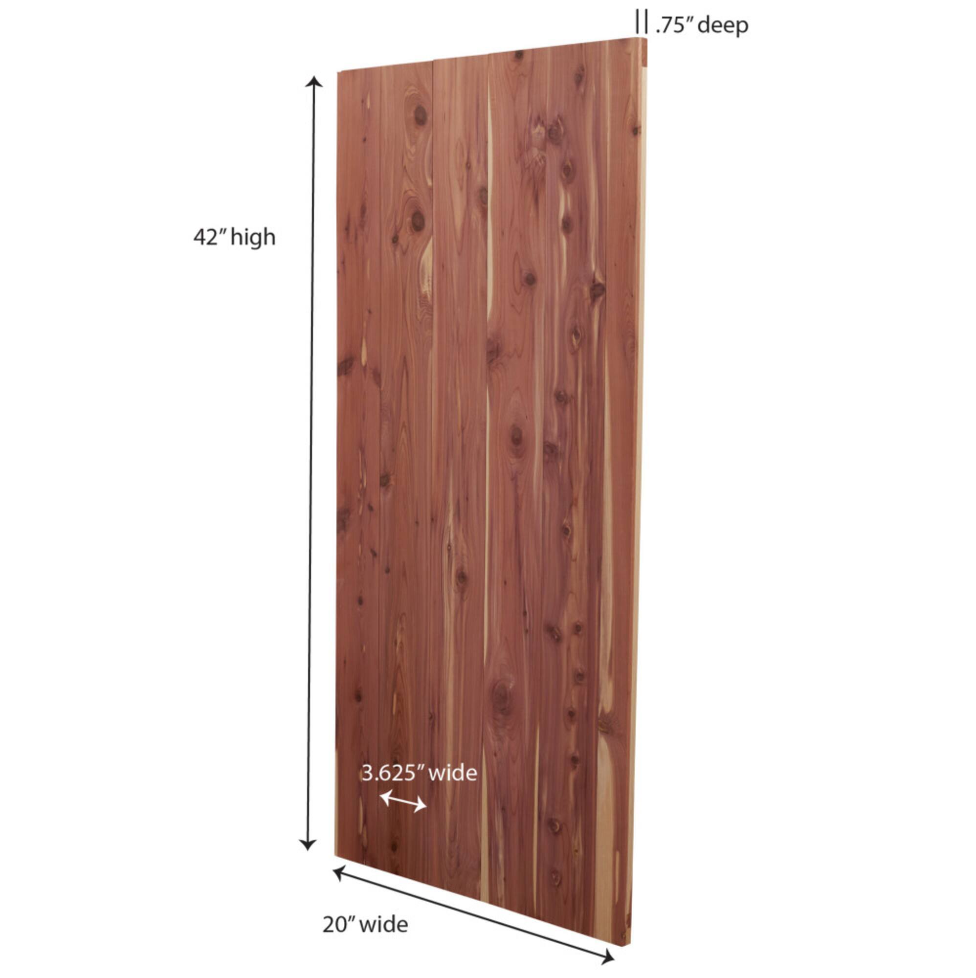 Household Essentials Cedar Fresh 42" x 20" Cedar Panels for Closet, 2ct.